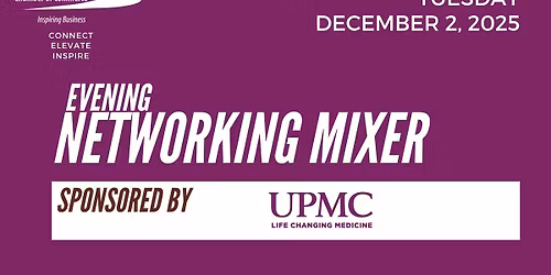 UPMC Networking Mixer