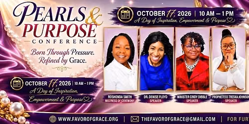 The PURPOSED Pearls and Purpose Conference