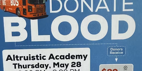 Blood Drive at Altruistic Academy 