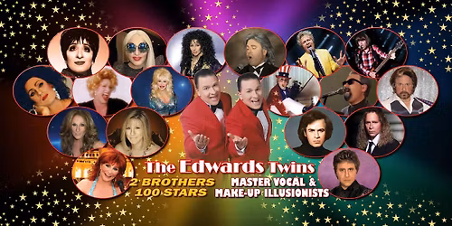 \u2b50 THE EDWARDS TWINS \u2b50TWO BROTHERS \u2013 100 STARS \u2013 DIRECT FROM LAS VEGAS