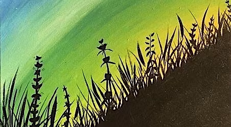 Join us for breathtaking Moonlight Grass Paint and sip painting event