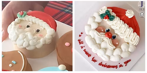 Children's Christmas cake decorating class