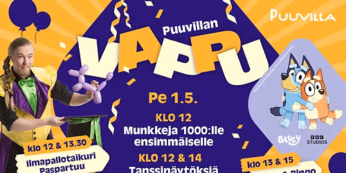 Puuvillan VAPPU pe 1.5.