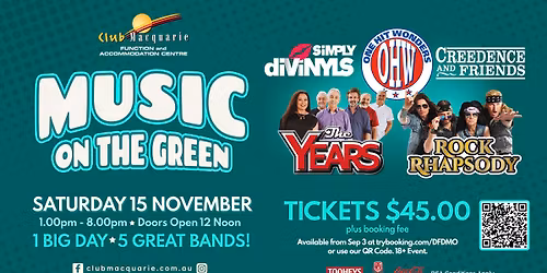 Music on the Green at Club Macquarie