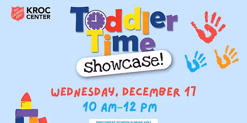Kroc Toddler Time Showcase \u2013 First 40 Non-Members FREE!