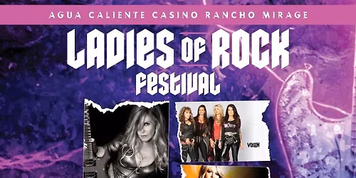 Ladies of Rock - Lita Ford, Vixen and Orianthi at The Show - Agua Caliente Casino