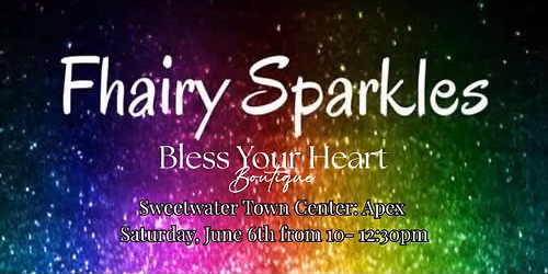 Fhairy Sparkles Fairy Hair at Bless Your Heart Boutique - Apex