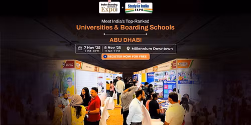 Study in India Expo 2025- Abu Dhabi (UAE)
