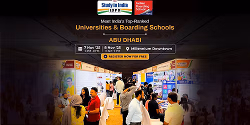 Study in India Expo 2025- Abu Dhabi (UAE)
