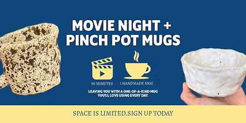 Movie Night + Pinch Pot Mugs