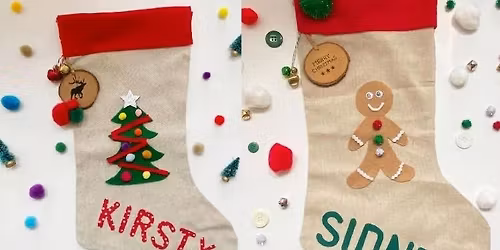 Children\u2019s Christmas Stocking Decorating (For age 5+)