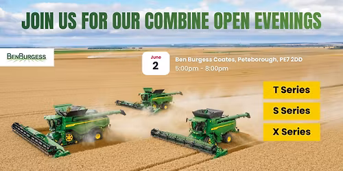 Join Us for Our Combine Open Evenings at Ben Burgess Coates