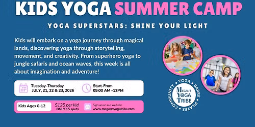 Kids Yoga Summer Camp | JULY 21-23
