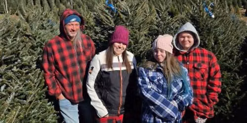 Cutting Down the Christmas tree 