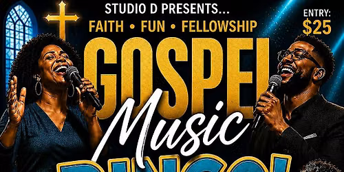 Gospel Music Bingo