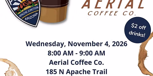 Coffee With a Cop - Aerial Coffee Co