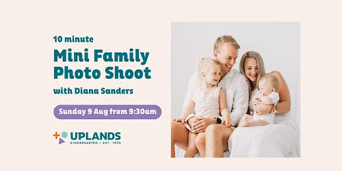 Mini Family Photo Shoot at Uplands Kindergarten