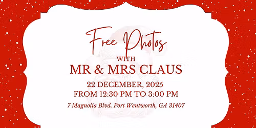 Free Polaroids with Mr. & Mrs. Claus
