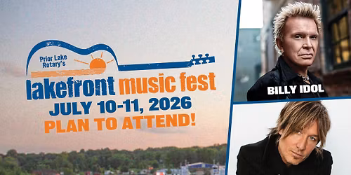 Prior Lake Rotary's Lakefront Music Fest