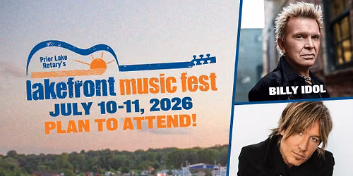 Prior Lake Rotary's Lakefront Music Fest