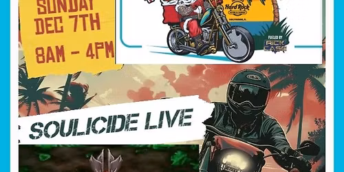 SUN DEC 7: SOULICIDE performs @ THE TOYS IN THE SUN RUN w\/Southern Blood & Headliner Gretchen Wilson