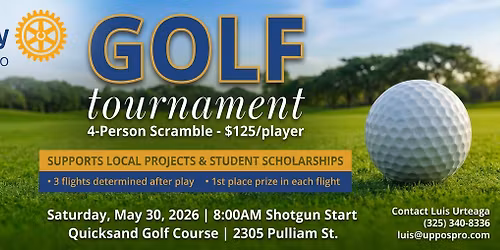 San Angelo Rotary Club Golf Tournament