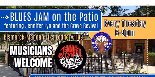 Blues Jam on the Elks Patio