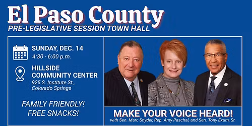 Town Hall w\/Sens. Exum & Snyder and Rep. Paschal