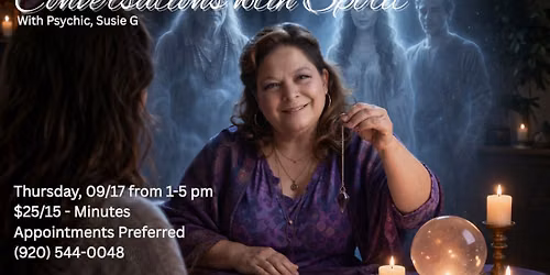 Mediumship Readings with Susie G. of Conversations with Spirit