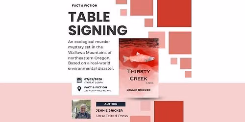 Table Signing with Jennie Bricker