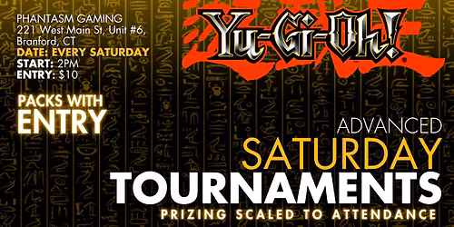 YuGiOh Saturday Tournaments 