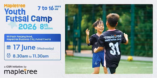 Mapletree Youth Futsal Camp 2026 (17 Jun)