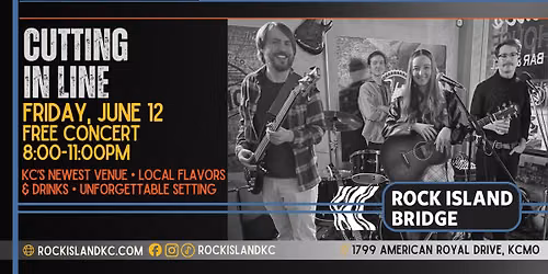 Cutting In Line: FREE Concert at Rock Island Bridge on Friday, June 12, 8-11PM