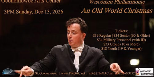 Wisconsin Philharmonic: An Old World Christmas