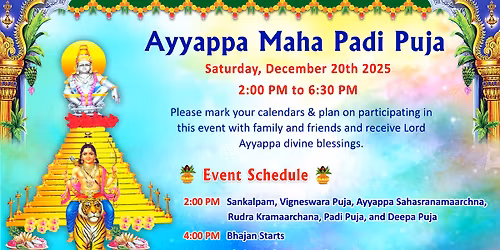 Ayyappa Maha Padi Puja Celebrations