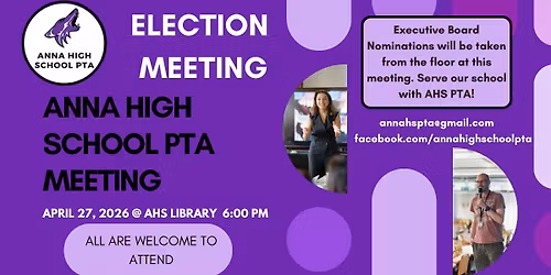 PTA Meeting and Build Up and Belong Program