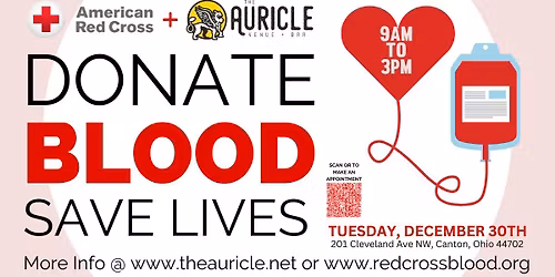 Red Cross Blood Drive @ The Auricle