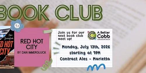 July Book Club Meetup: Red Hot City