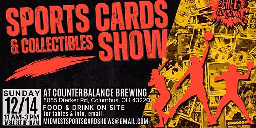 Sports Cards Show at Counterbalance Brewing (COLUMBUS, OH)