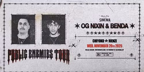 RVLTN Presents: OG NIXIN x BENDA + More!