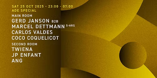 (ADE Special) Gerd Janson b2b Marcel Dettmann (5-hour set)