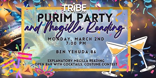 Poppin Purim Party with Explanatory Megillah Reading