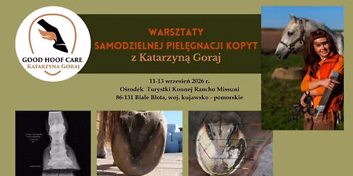 Warsztaty Samodzielnej Piel\u0119gnacji Kopyt z Katarzyn\u0105 Goraj