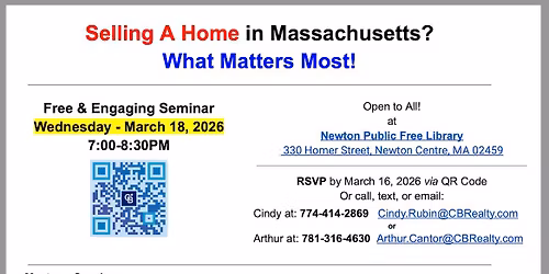 3\/18\/26 - Selling a Home in Massachusetts: What Matters the Most! 