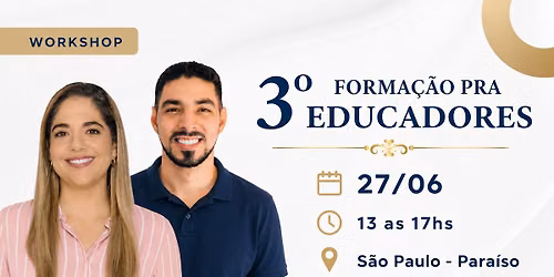 3ª Formação para Educadores (Presencial)