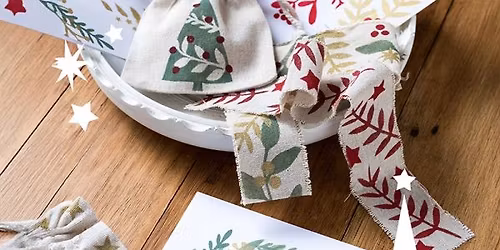 Christmas Bags, Tags, Ribbons & Cards Workshop 