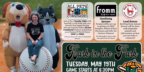 APC Bark in the Park with the Greensboro Grasshoppers
