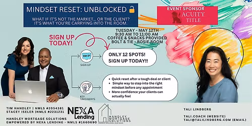 Mindset Reset: UNBLOCKED