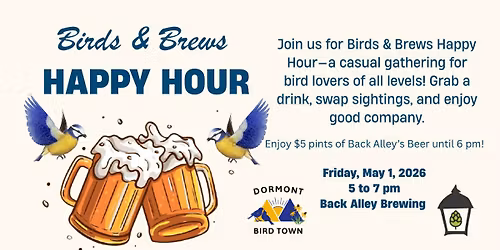 Birds & Brews Happy Hour