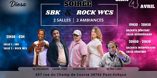 SOIR\u00c9E SBK & ROCK WCS - SAMEDI 4 AVRIL